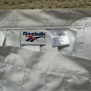 Vintage 90's White Pleated Reebok Tennis Skirt